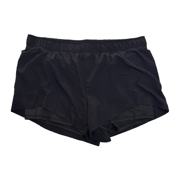 Pants - Black running shorts (fitted bike shorts underneath), size XL - never worn!